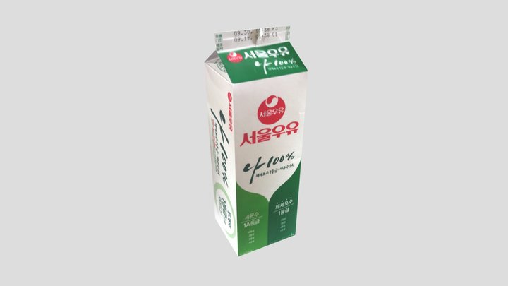 Milk Korean 3D Model