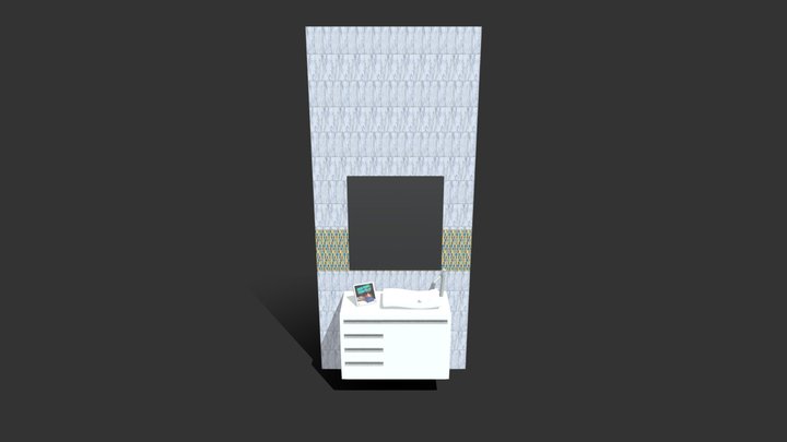 ARMAZEM NORDESTE - Armário de Banheiro 3D Model