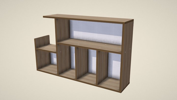 Полка П - 25 (Тиса - серия "Классик") 3D Model