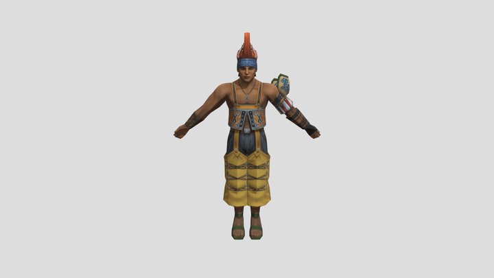 Low Poly Wakka 3D Model