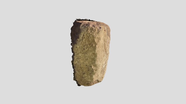 Carved stone 7 3D Model