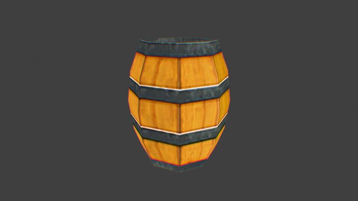 Barrel 3D Model
