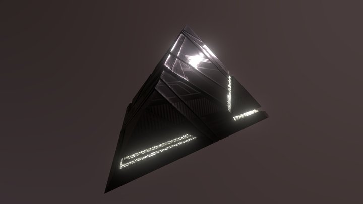 Destiny Pyramid Ship – Modello 3D gratuito STL