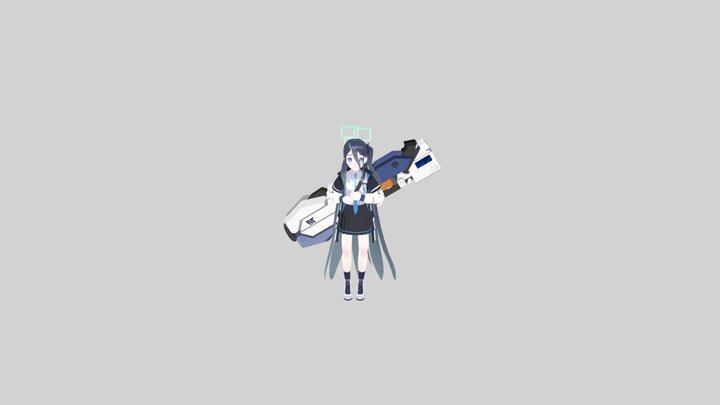 Blue Archive 『Tendou Aris』 / 블루아카이브 텐도 아리스 모델링 3D Model