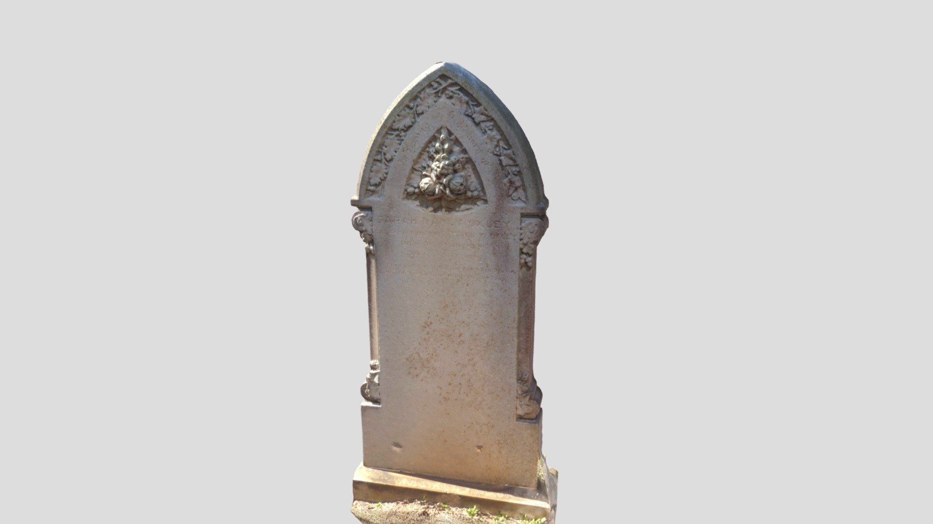 Carved headstone - Rookwood Cemetery  Sydney.