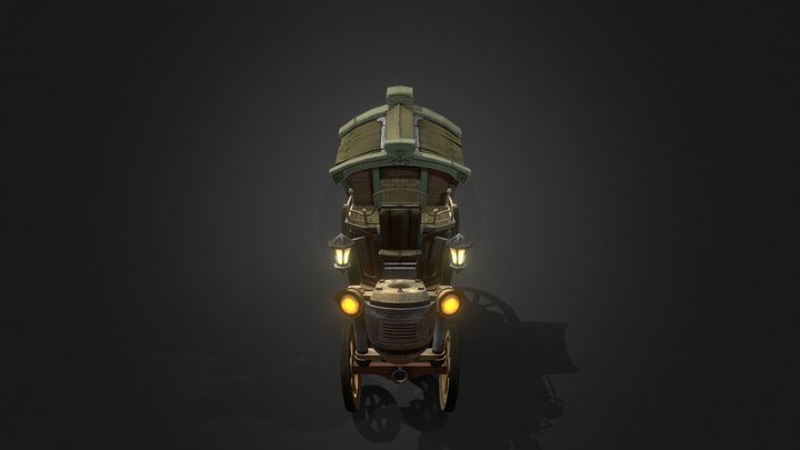 SteamCoach 3D Model