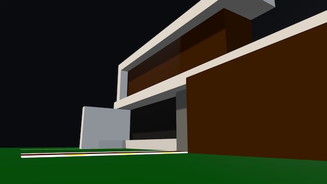 Minimal 3D House Pixel 2 3D Model