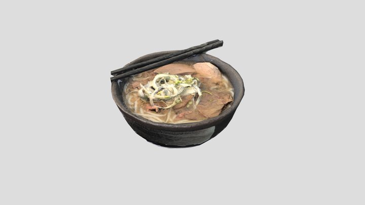 Bun Bo Hue Soup 3D Model