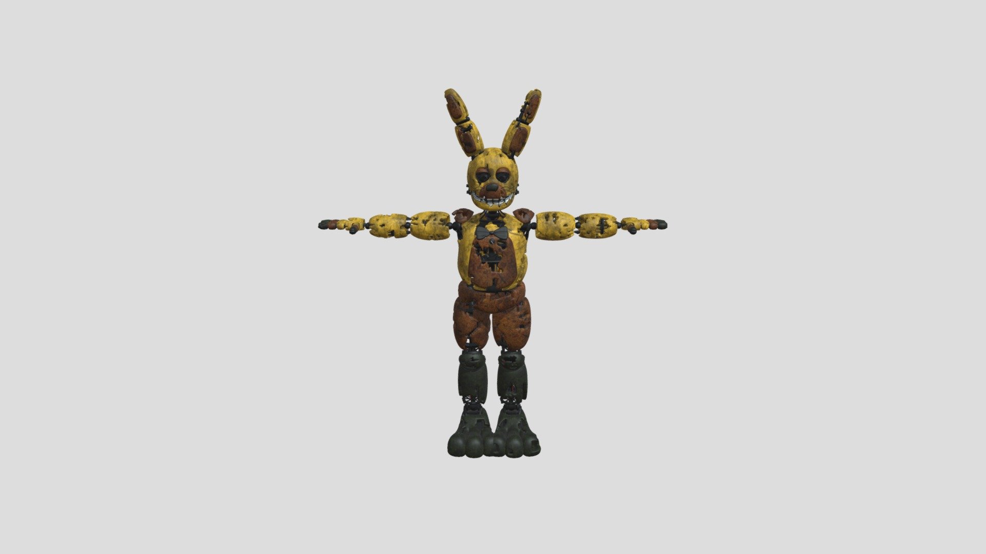 Withered Springbonnie 3d Model By Fnaf Things F9f774b Sketchfab 6982