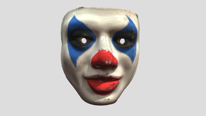 Clown Mask 3D Model