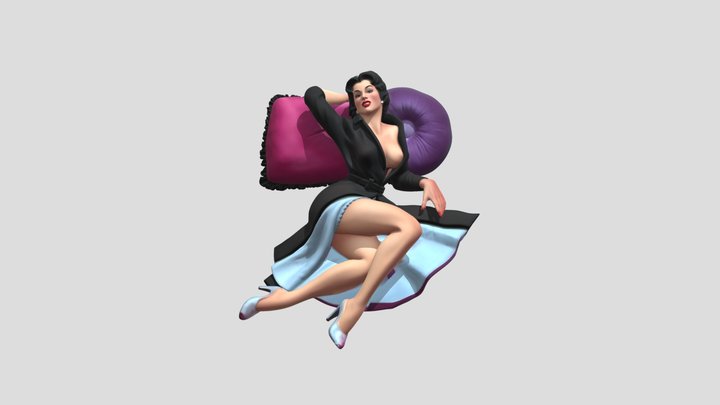 Crimson Seduction 3D Model
