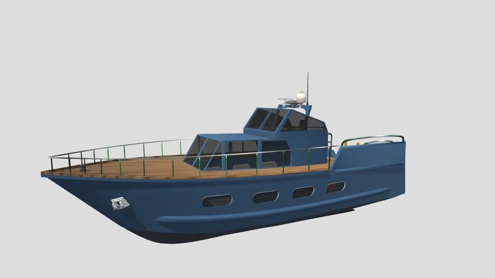 Motor Boat III Empty – Modello 3D gratuito STL