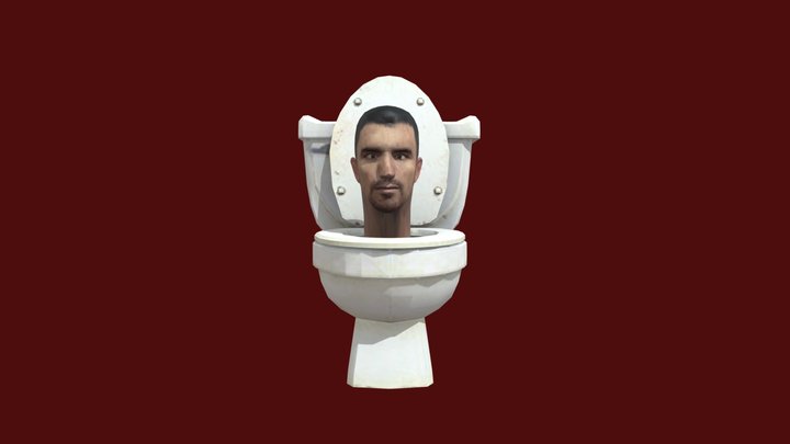 Male_07 toilet 3D Model