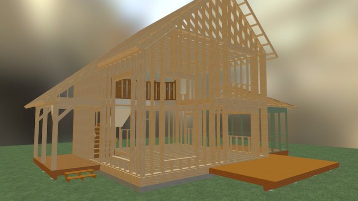Camp Gene Framed 3D Model