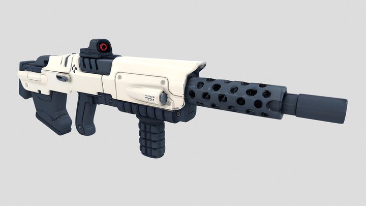 🌐Assault.Rifle-𝐗⚔️𝐗-▶︎V.'0ne'🌐 – Gratis 3D-model STL