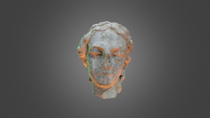 Голова скульптура с Воспитательного дома 3D Model
