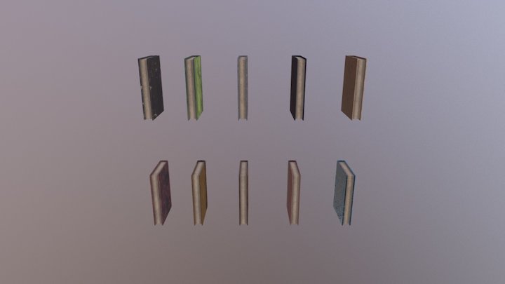 Book atlas 3D Model
