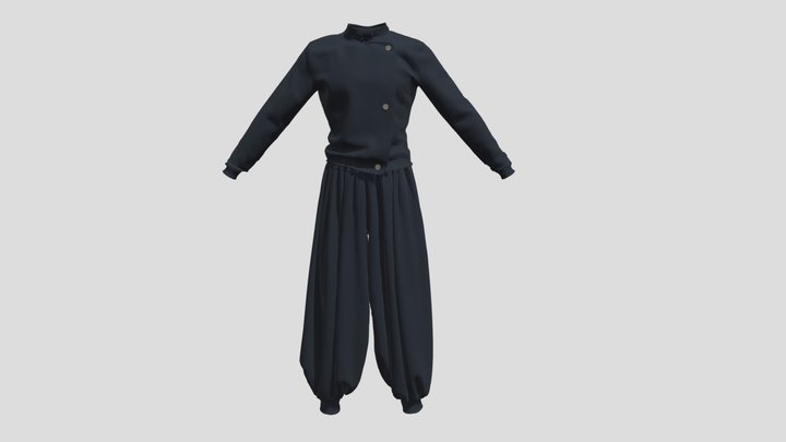 Jujutsu Kaisen Work Outfit 3D Model