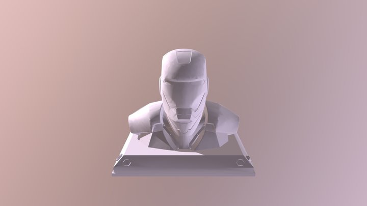Ironman Bust1 3D Model