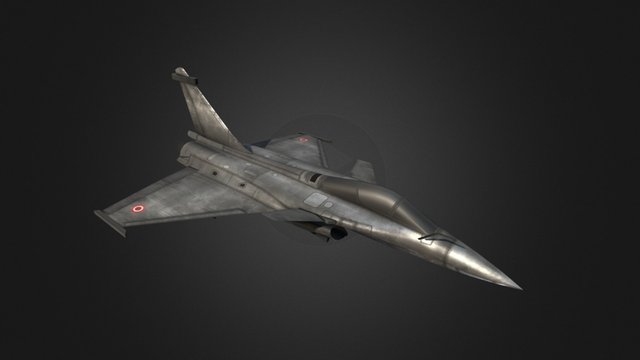 Dassault Rafale Mobile Skin 1 3D Model