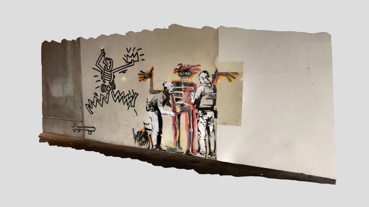 Banksy - Portrait of Basquiat 3D Model