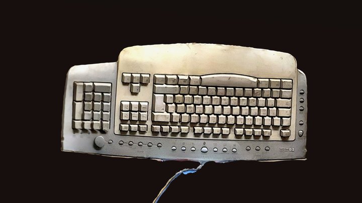 HP SK-2506 Keyboard PS/2 Wired Model 3D Model