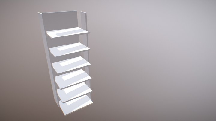 Perfect Fit Reversible Scarf Shelf Animated Demo 3D Model