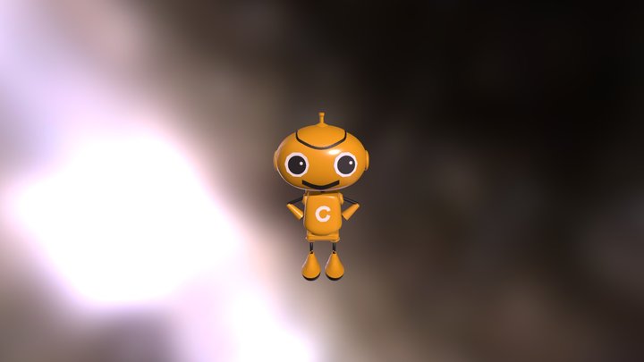 Robot character design 3D Model