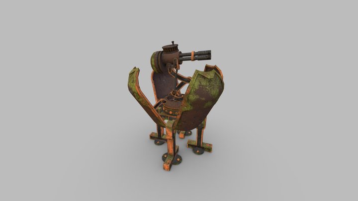 Turret 3D Model