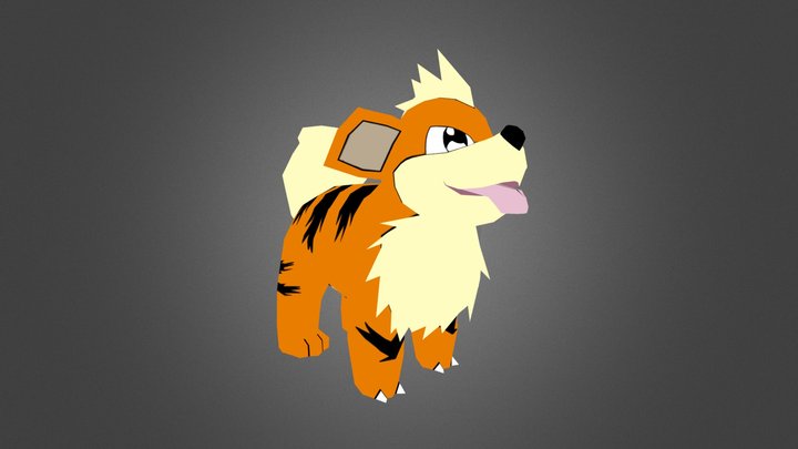 Growlithe.3DS 3D Model