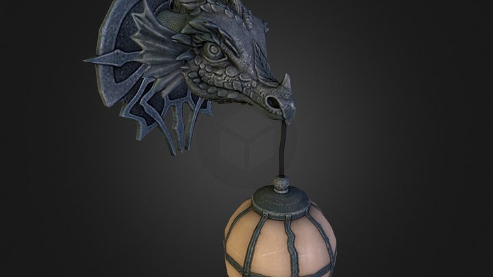 scounce_dragon_export.obj 3D Model