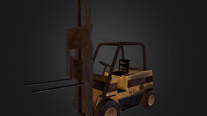 Forklift 3D Model