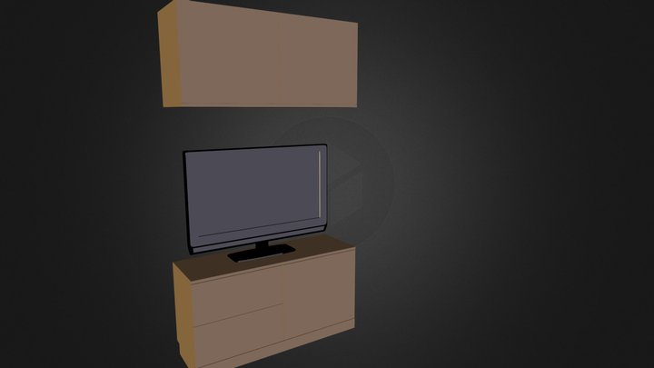 Szafka TV 2 3D Model