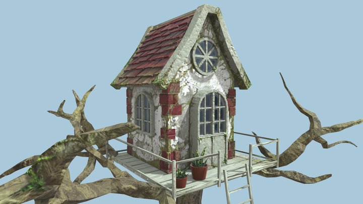 Tree House 3D Model