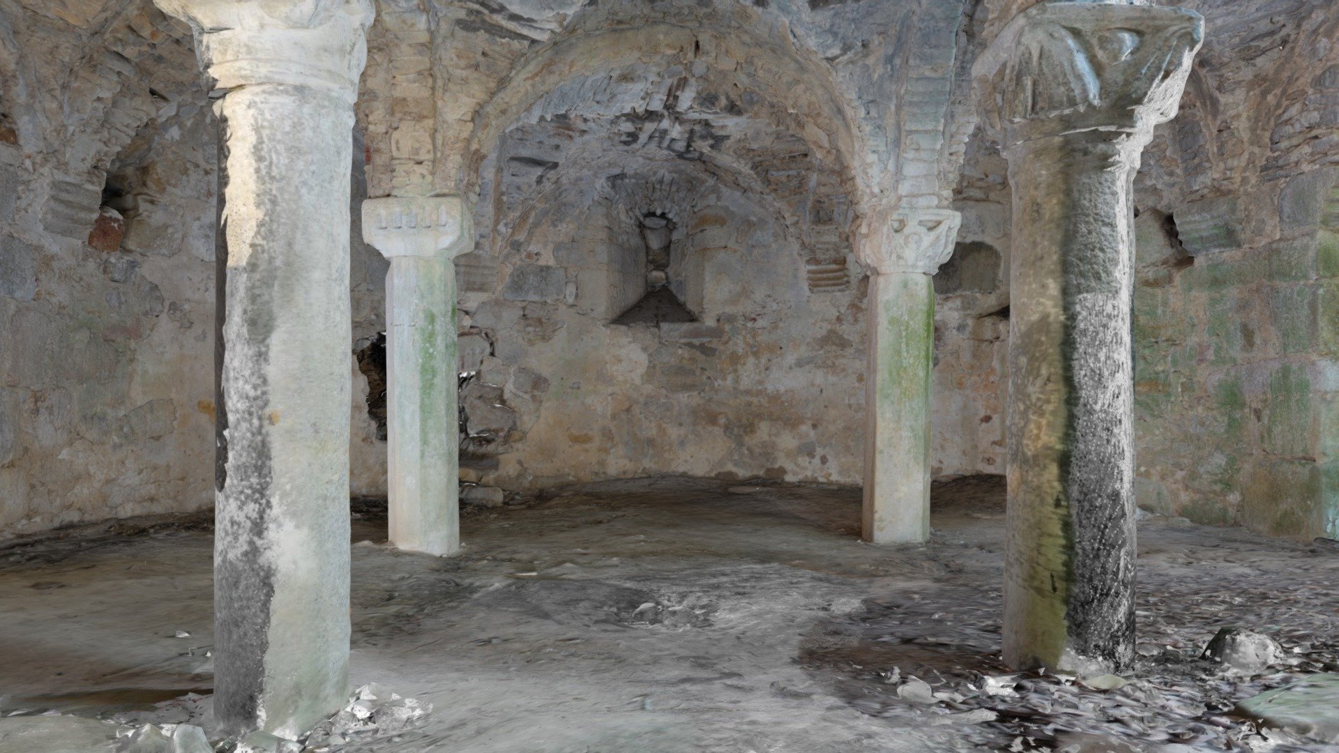 Cripta dell'abbazia di San Salvatore - 3D model by Sara M 1 (@Maria ...
