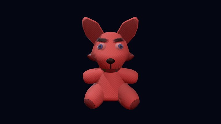 Fox Plushie 3D Model
