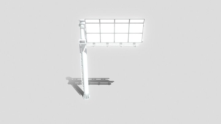 Detailed Billboard Blender 3D Model
