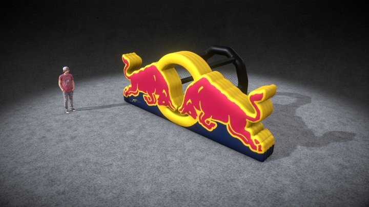 Red Bull - Drone Gate (by Bellutti) 3D Model