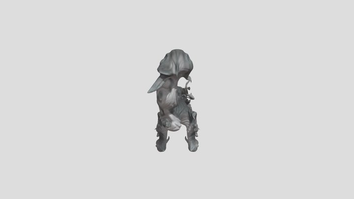 Ghost Wolf 3D Model