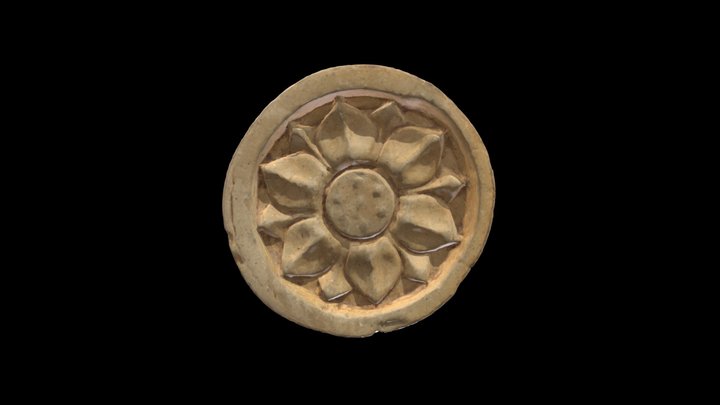 연화문 수막새 3D Model