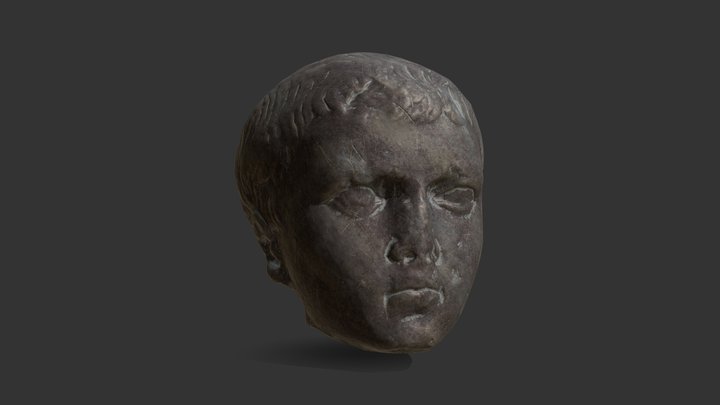 Little Prince - Stone_04 - Ancient Bust 3D Model