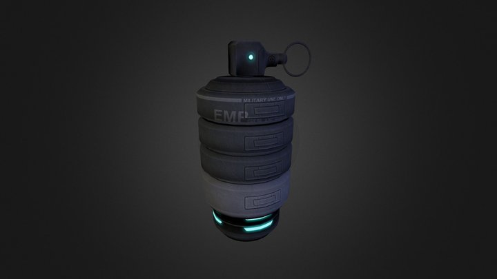 Grenade (low poly) 3D Model