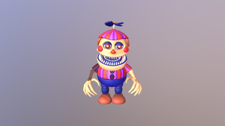 Nightmare Balloon Boy V1 3D Model