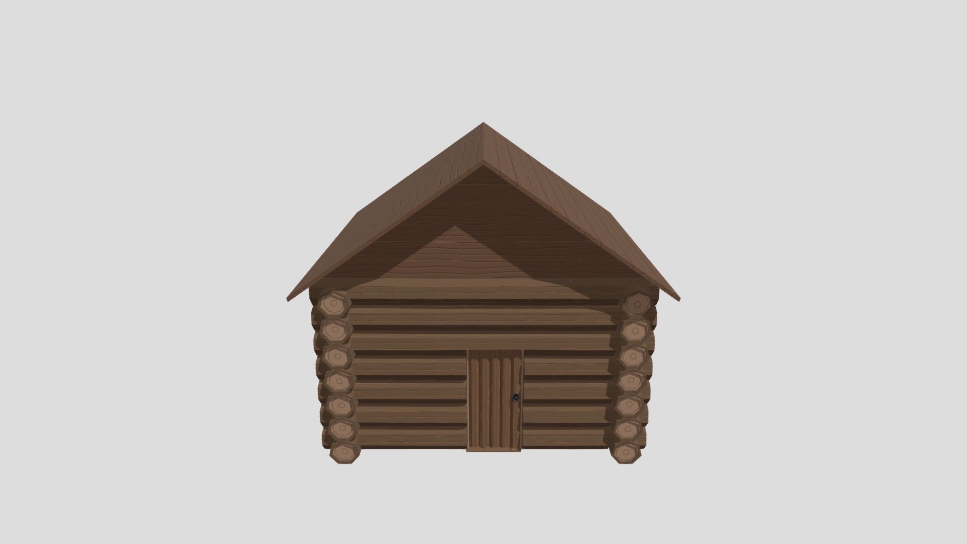 Log Hut - Low Poly (V1) - Download Free 3D model by CircuitZ ...