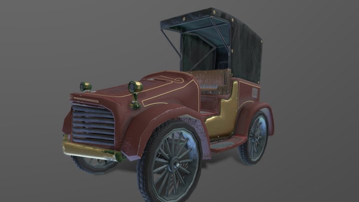 Old Car 3D Model
