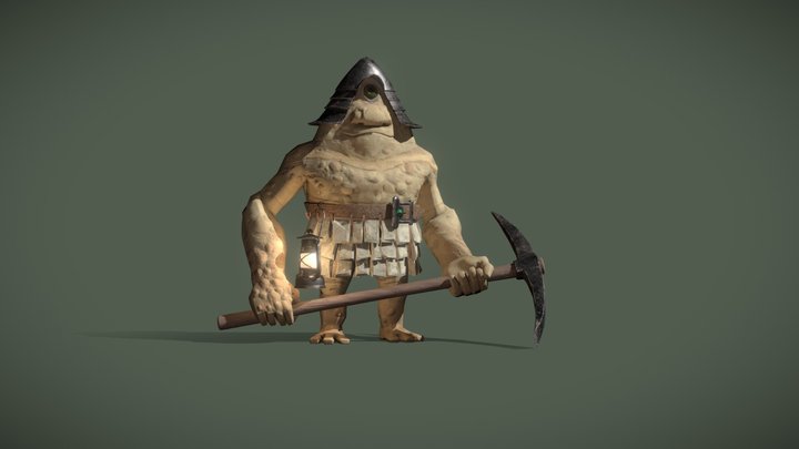 Clay Cyclops 3D Model