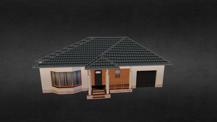 Suburban Home 3D Model