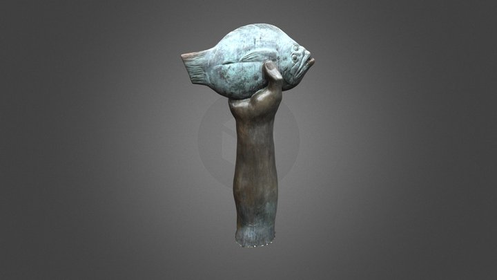 Butt im Griff 3D Model