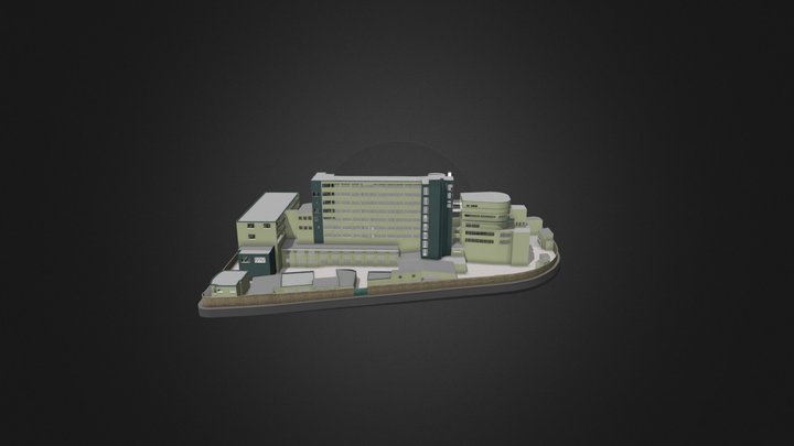 Hospital Obrero 3D Model