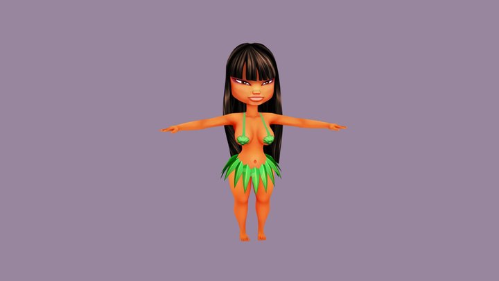 Filipina 3D Model